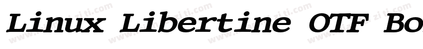 Linux Libertine OTF Bold字体转换